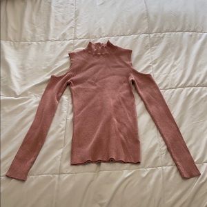 Long Sleeve Cut Out Top